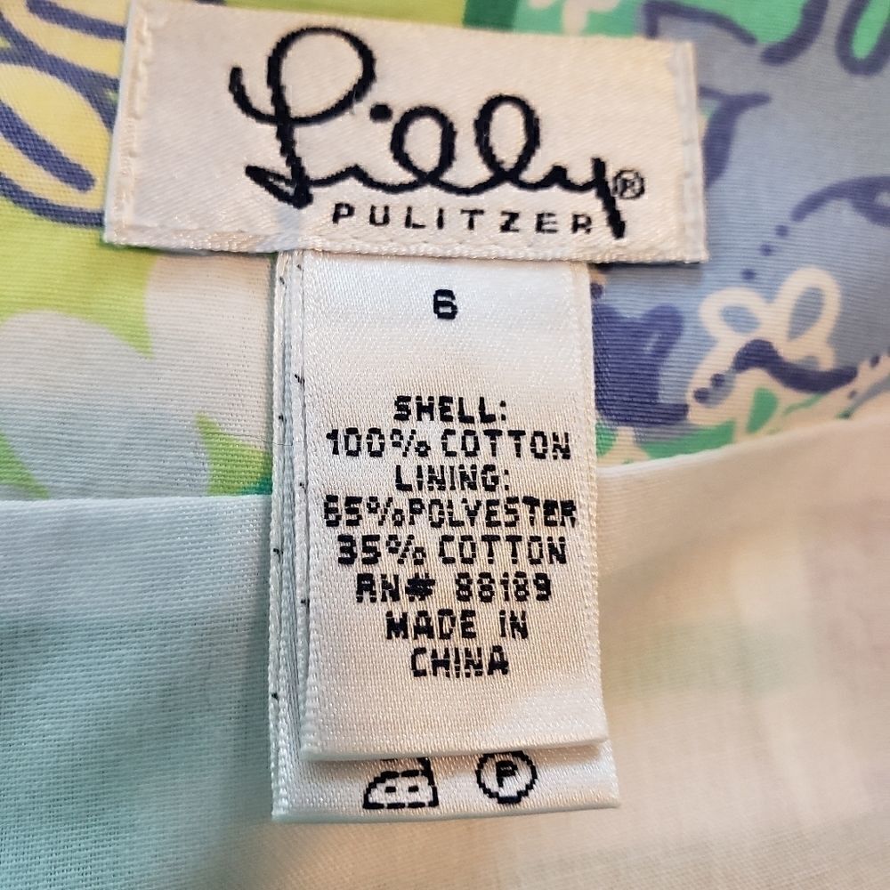 Lilly Pulitzer White Label Trophy Patch 6 Vintage - Picture 5 of 8